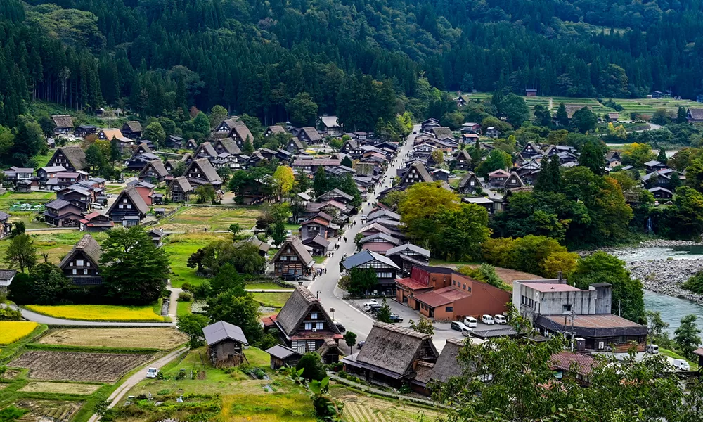 Làng cổ tích Shirakawago - Thái An Travel