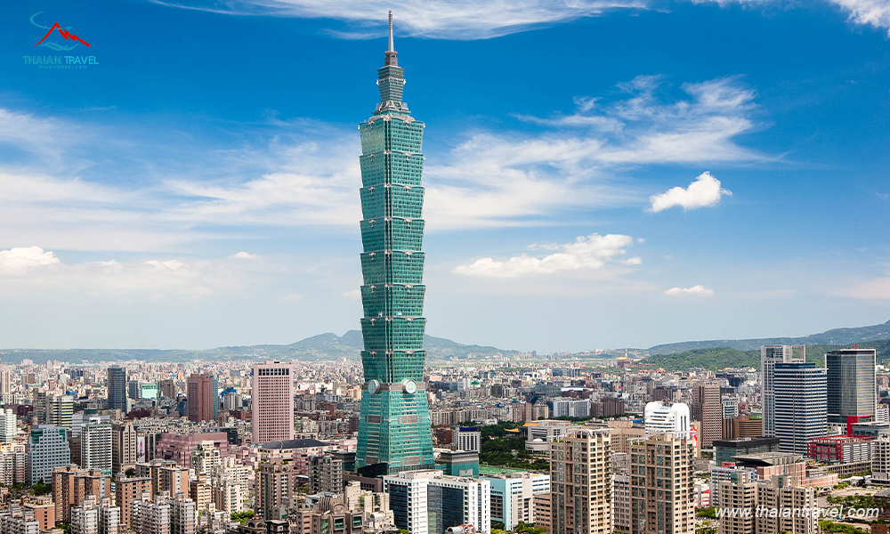 Tòa tháp Taipei 101 - Thái An Travel - 2