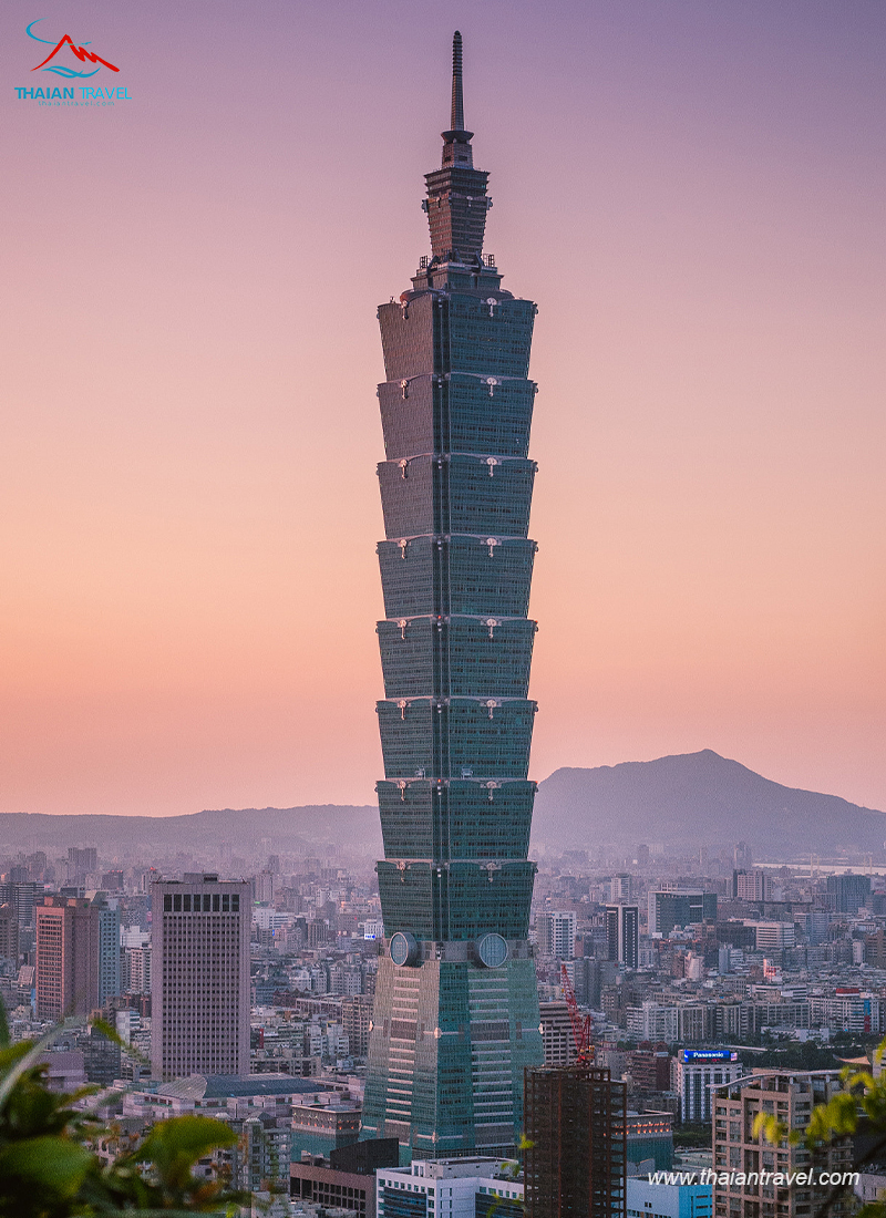 Tòa tháp Taipei 101 - Thái An Travel - 1