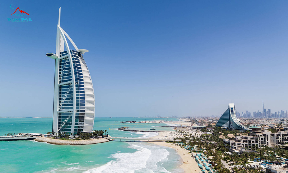 Tour Dubai 2022 - 2023 -  Burj Al Arab at Jumerirah Beach 2