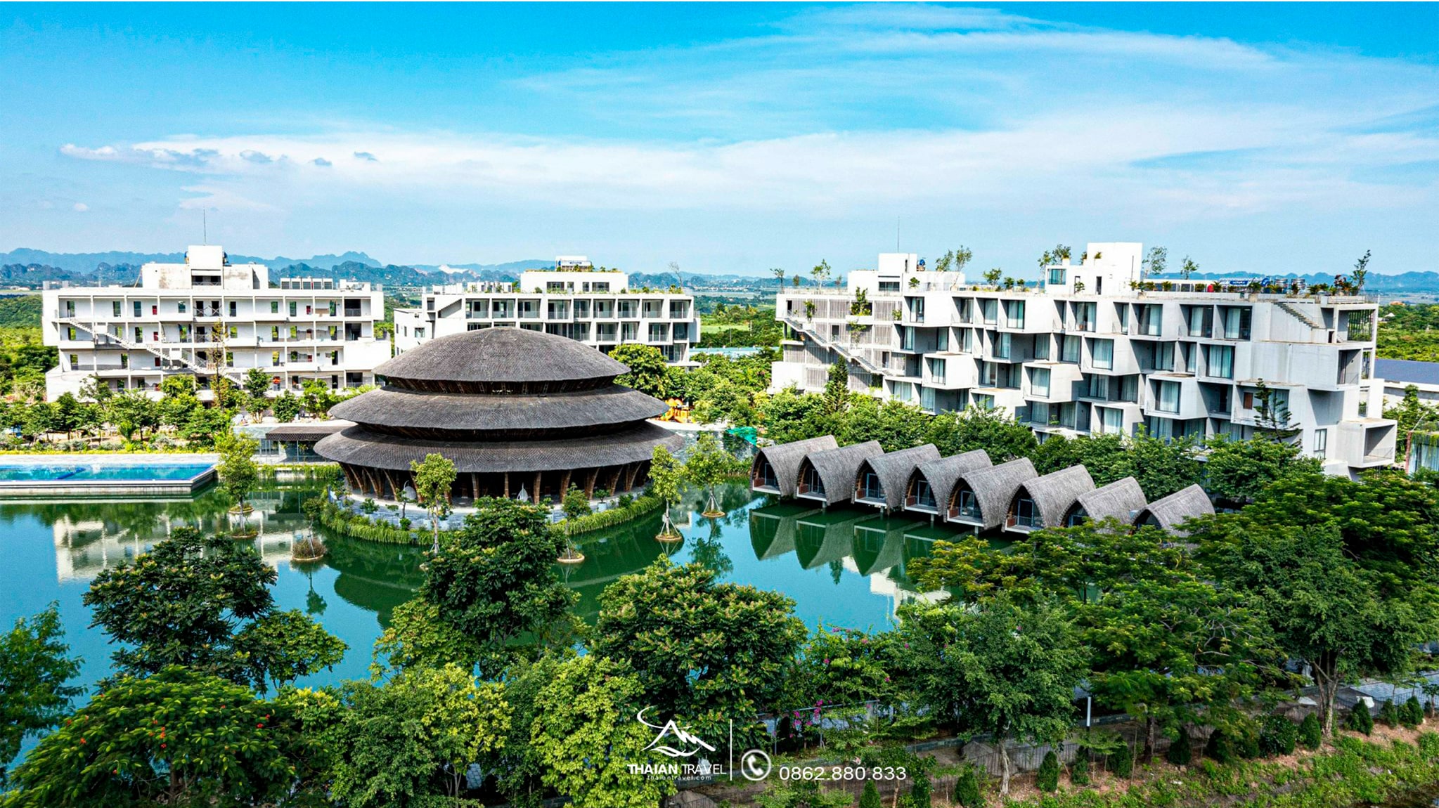 Tắm suối khoáng nóng Vedana Resort - Thái An Travel 