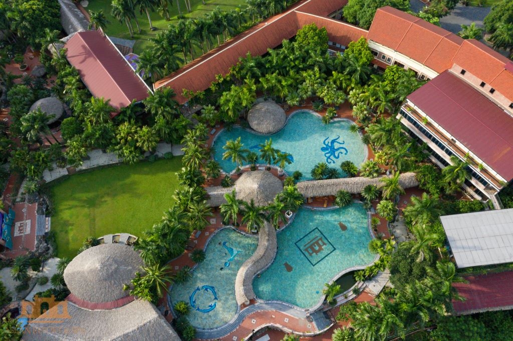 Tắm khoáng nóng tại Asean Resort Hà Nội - Thái An Travel - 1