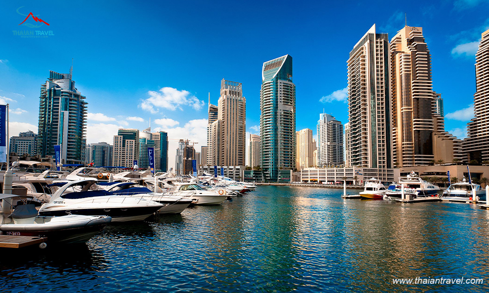 Bến du thuyền Dubai Marina 3