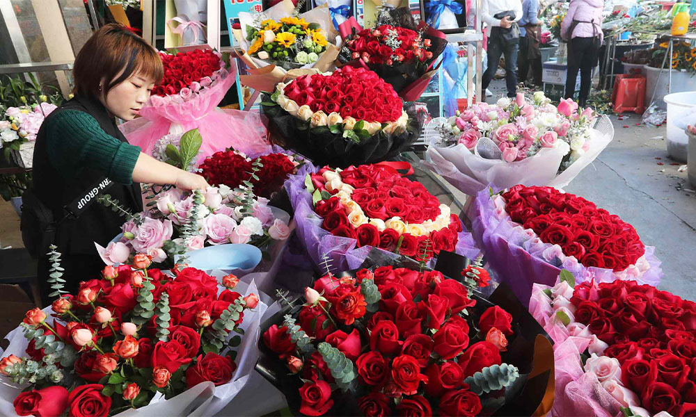 Tour Trung Quốc: Chợ hoa Đấu Nam - Thái An Travel