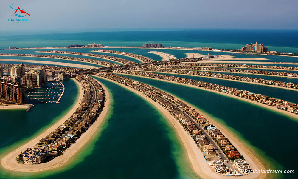 Top 10 địa điểm du lịch Dubai - QUẦN ĐẢO CỌ - PALM JUMEIRAH, PALM DEIRA, PALM JEBEL