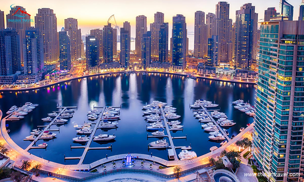 Bến du thuyền Dubai Marina 8