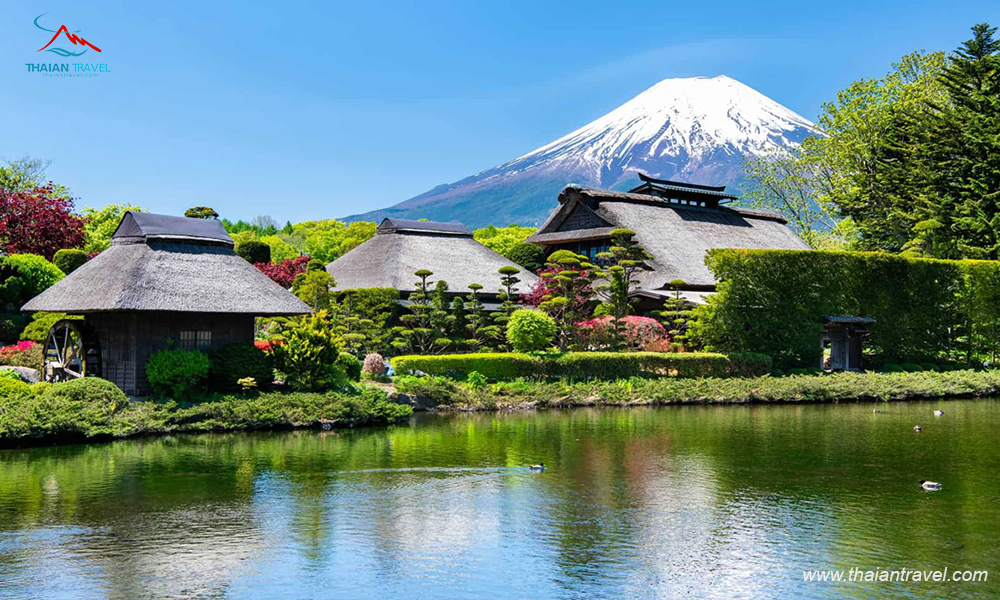 Tour Nhật Bản mùa hoa anh đào - Thái An Travel - Oshino Hakkai