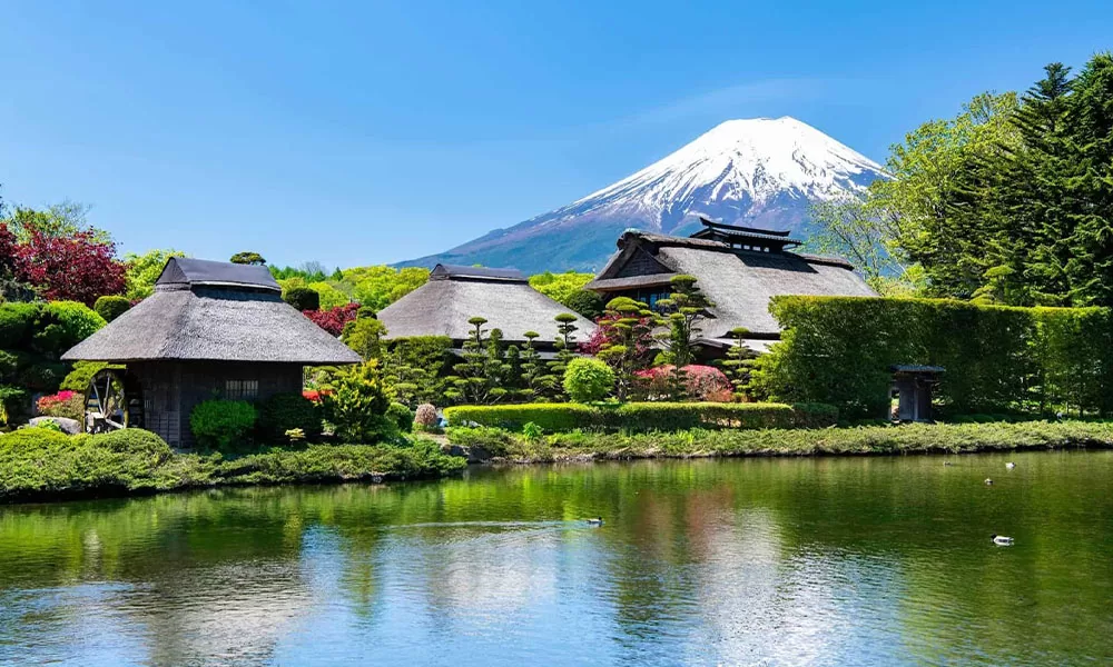 Làng cổ Oshino Hakkai Nhật Bản