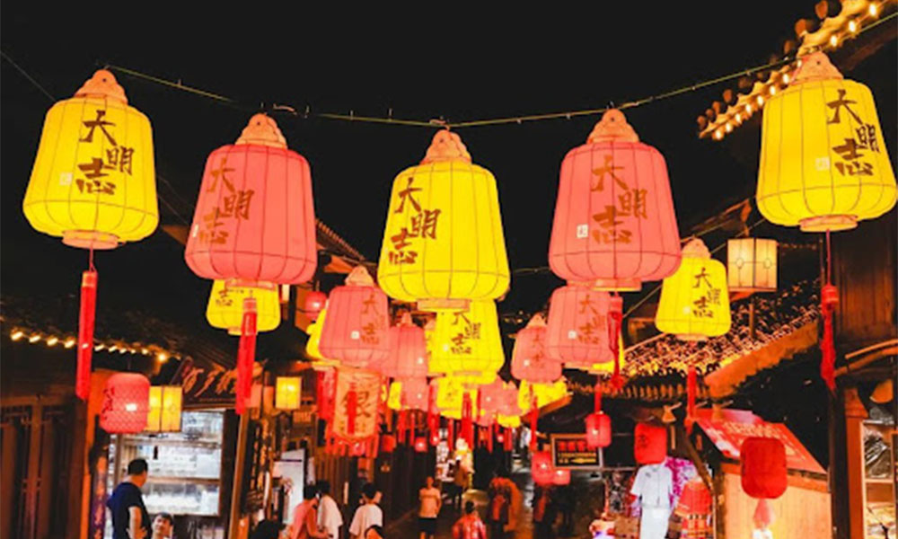 Phố cổ Qingyan trong Tour Quý Châu - Thái An Travel