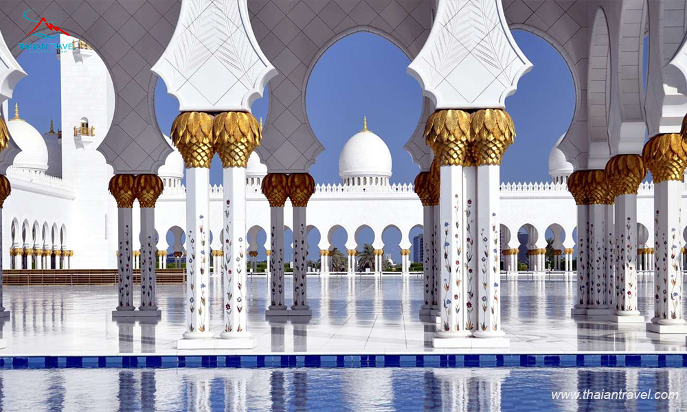 Thánh đường Sheikh Zayed Grand Mosque - Thái An Travel 9