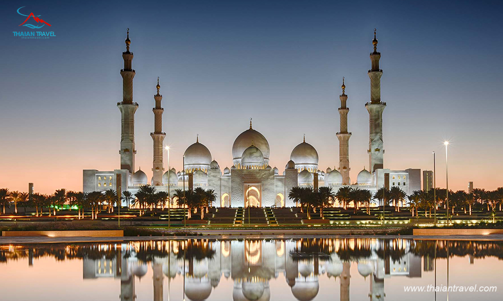 Thánh đường Sheikh Zayed Grand Mosque - Thái An Travel 2