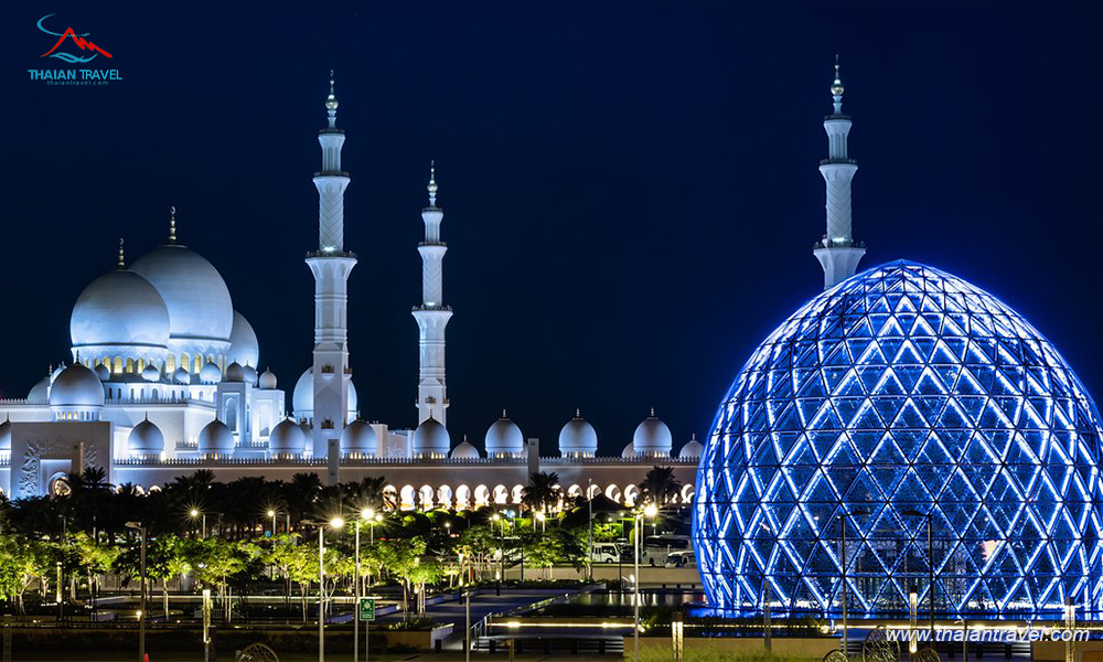 Thánh đường Sheikh Zayed Grand Mosque - Thái An Travel 3