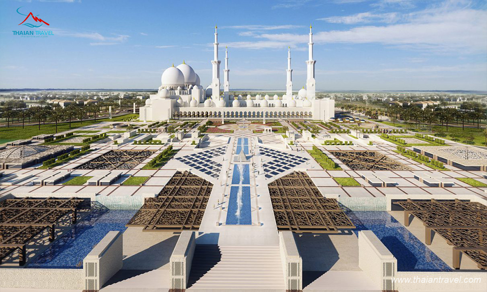 Thánh đường Sheikh Zayed Grand Mosque - Thái An Travel 6