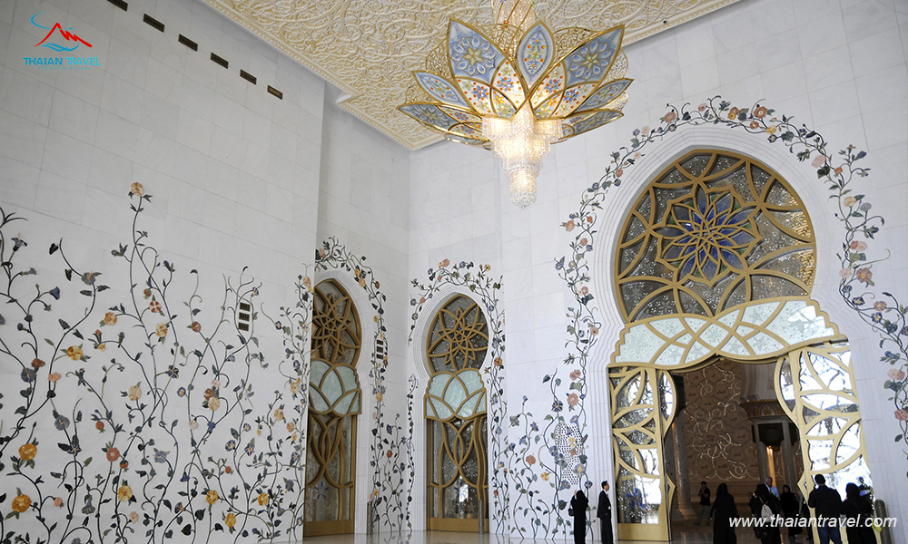 Thánh đường Sheikh Zayed Grand Mosque - Thái An Travel 7