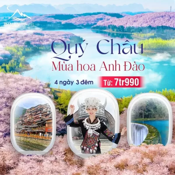 Tour Quý Châu ngắm anh đào 4 ngày 3 đêm