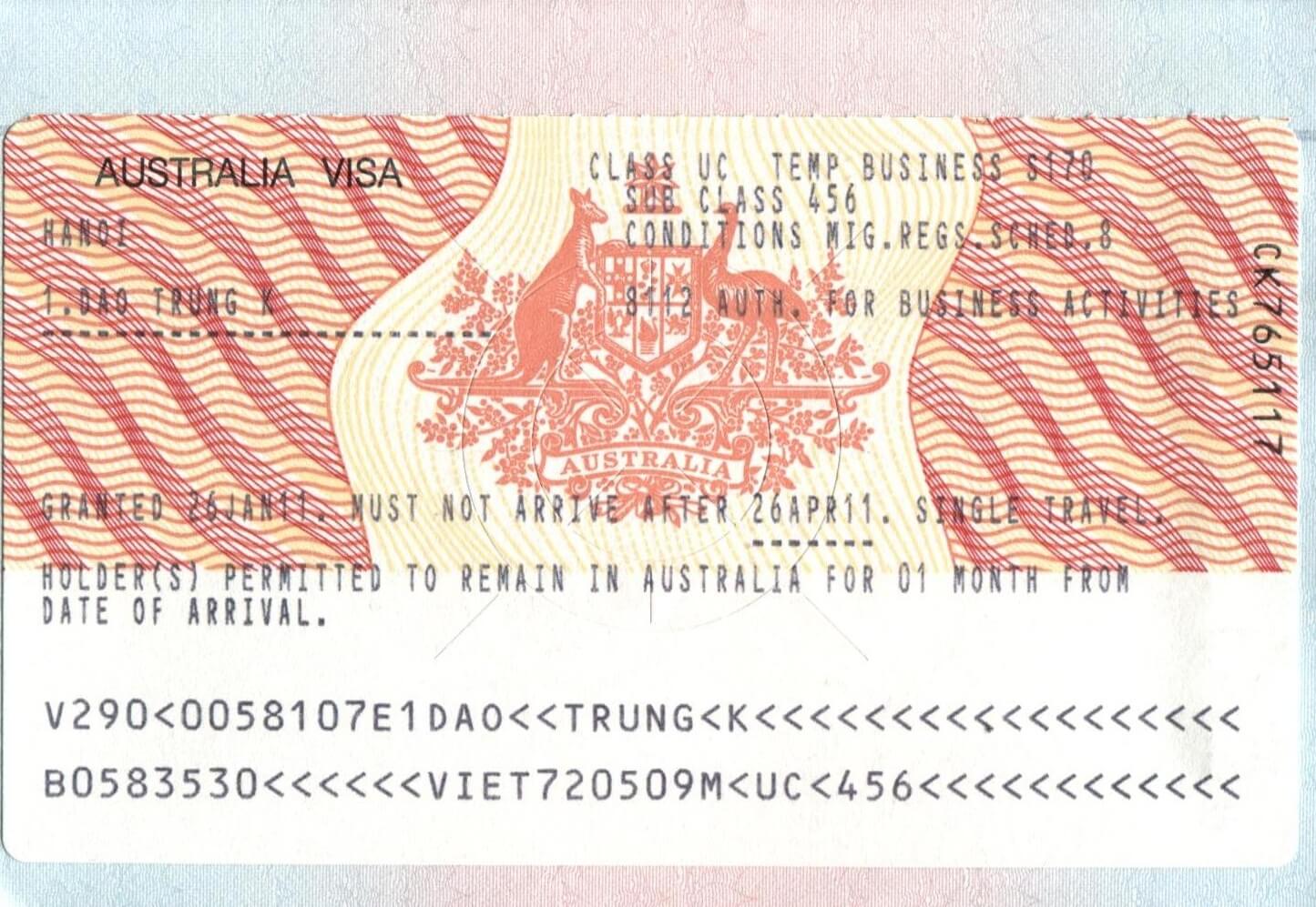 Thủ tục xin visa Úc - Thái An Travel - 3