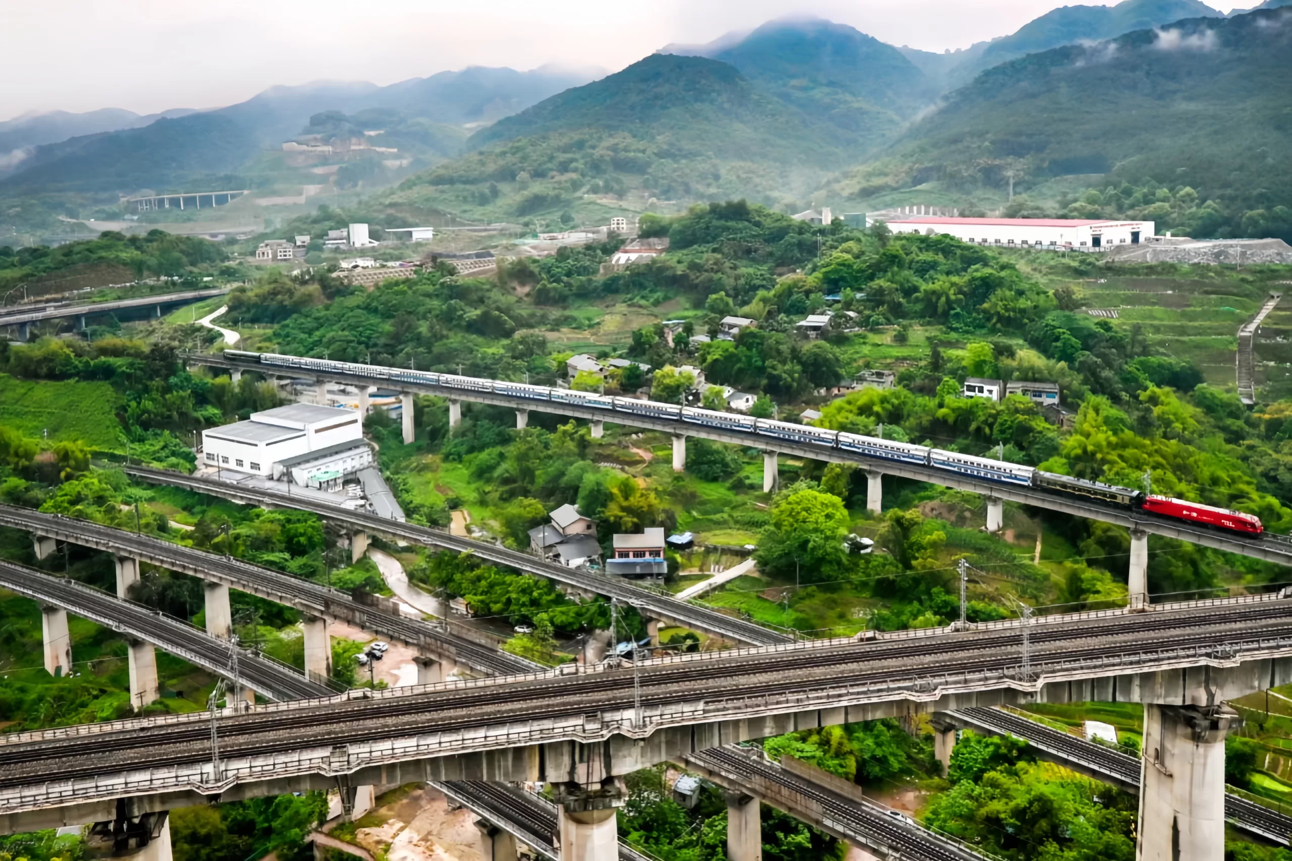 Ga tàu Liziba ( Lý Tử Ba) ở Trùng Khánh 