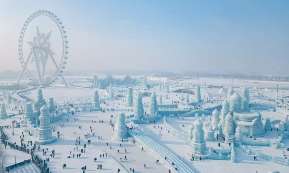 Làng tuyết Harbin Cáp Nhĩ Tân – xứ sở băng tuyết
