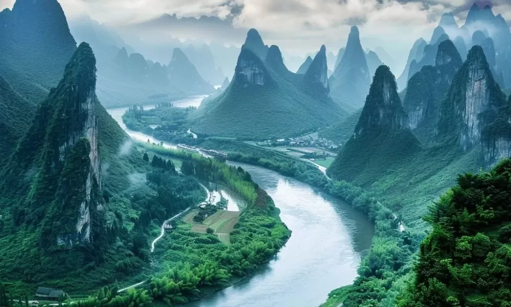 hai sông bốn hồ Quế Lâm