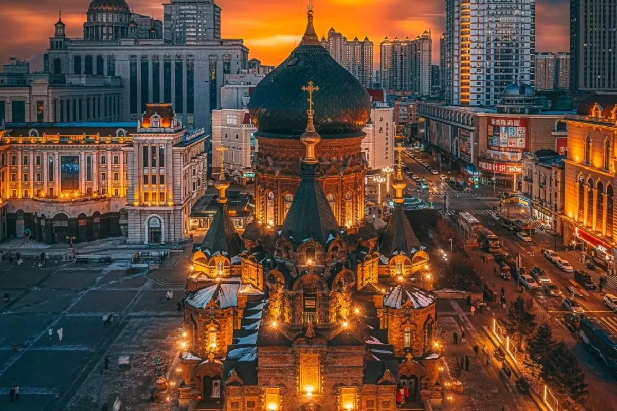 Nhà thờ Saint Sophia Cáp Nhĩ Tân - du lịch Cáp Nhĩ Tân - thaiantravel.com