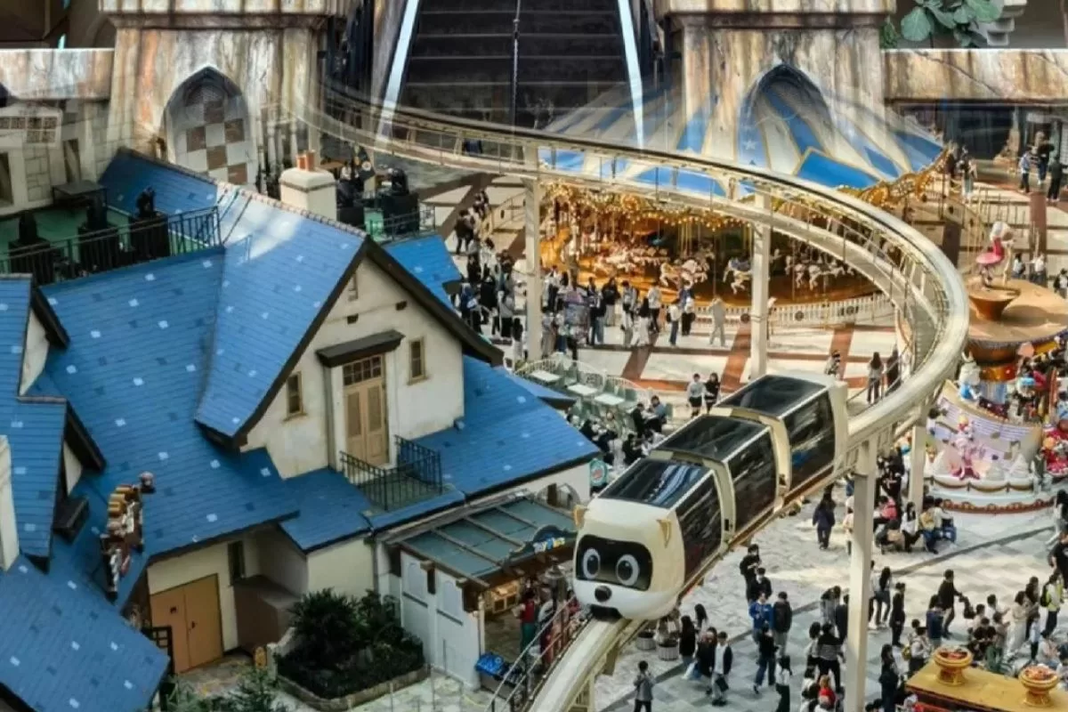 Lotte world Hàn Quốc - du lịch Hàn Quốc - khu vui chơi ngoài trời