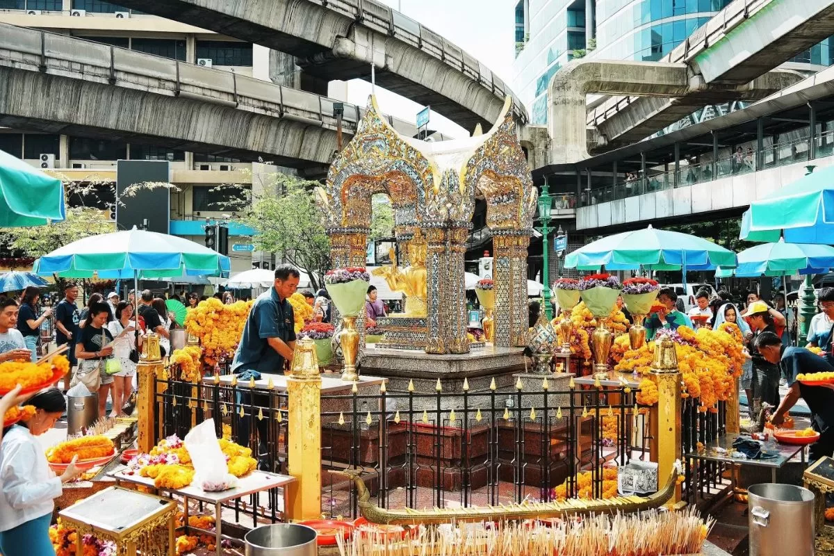 Đền Erawan – đền thờ tượng Phật Phật bốn mặt ở Bangkok _du lịch Thái Lan 