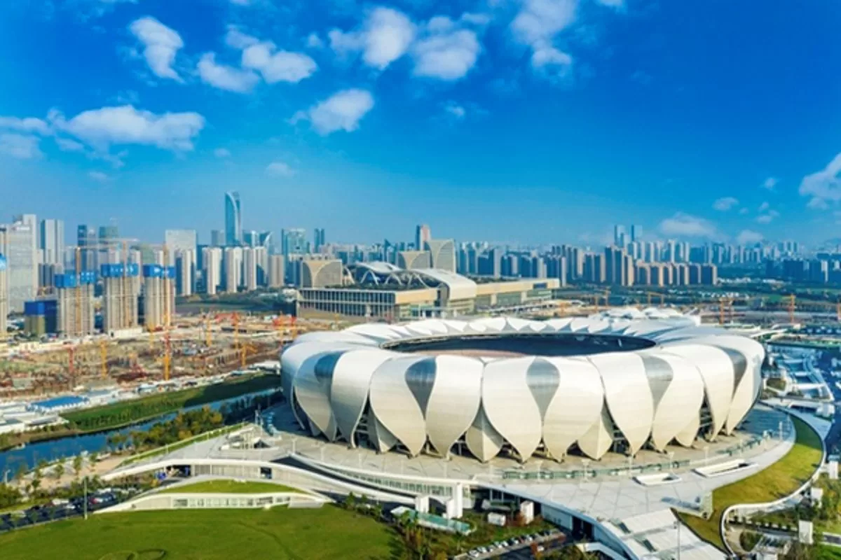 trung tâm thể thao olympic Hàng Châu _tour Hàng Châu - Nam Tầm - Tô Châu - Thượng Hải 6n5đ _ thaiantravel
