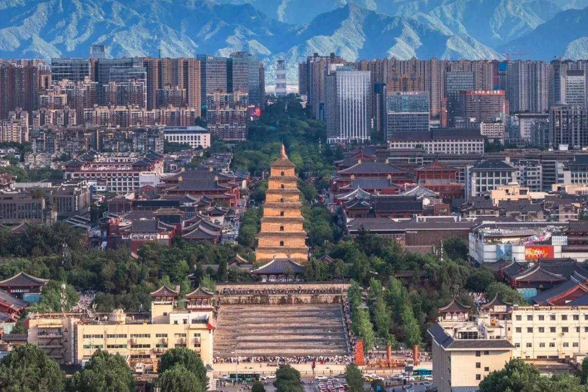 Tháp Đại Nhạn - Tây An - Thiểm Tây - Trung Quốc _ tour Tây An