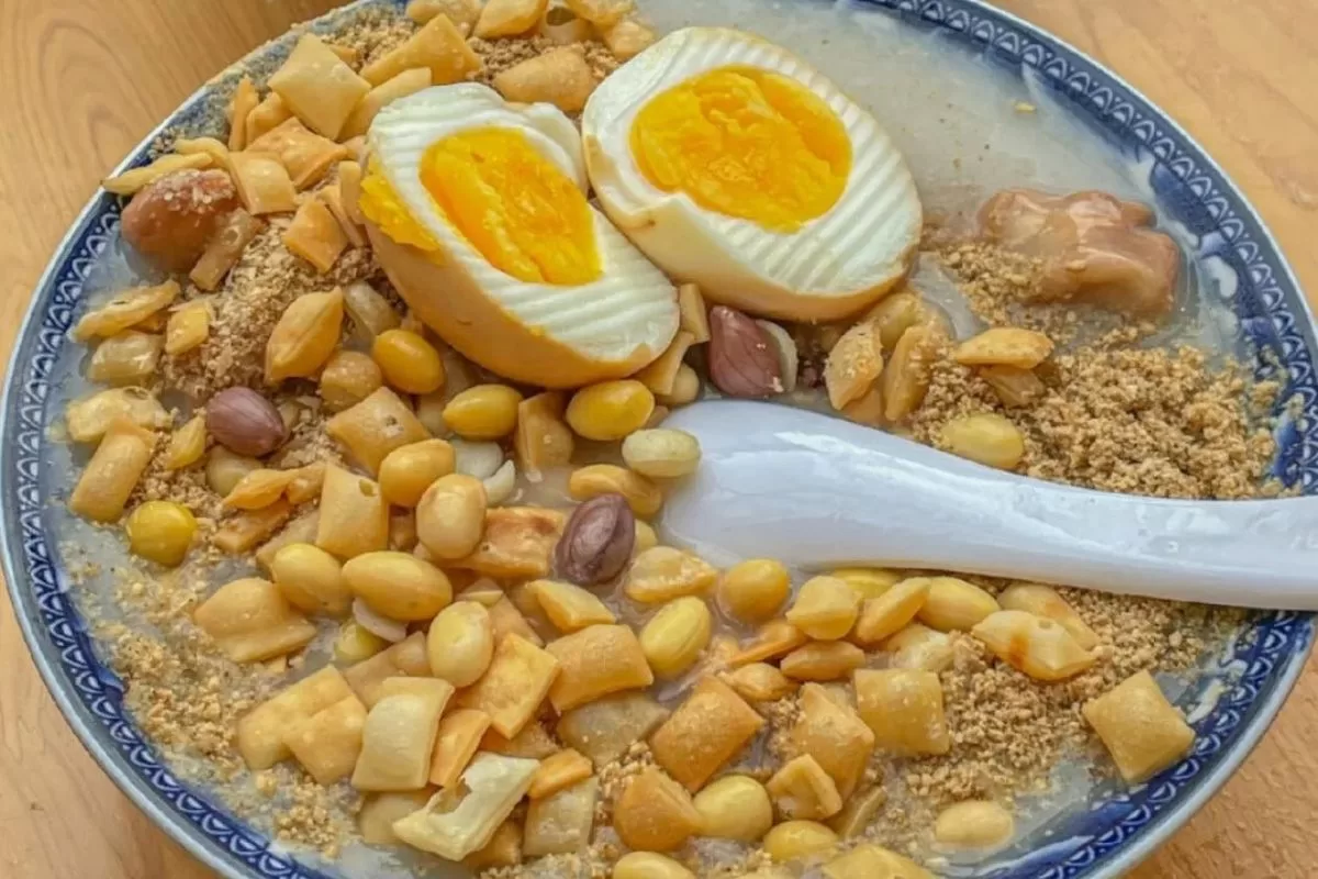 Ẩm thực Tây An - Trà dầu Lão Ngũ Gia Ma Hoa