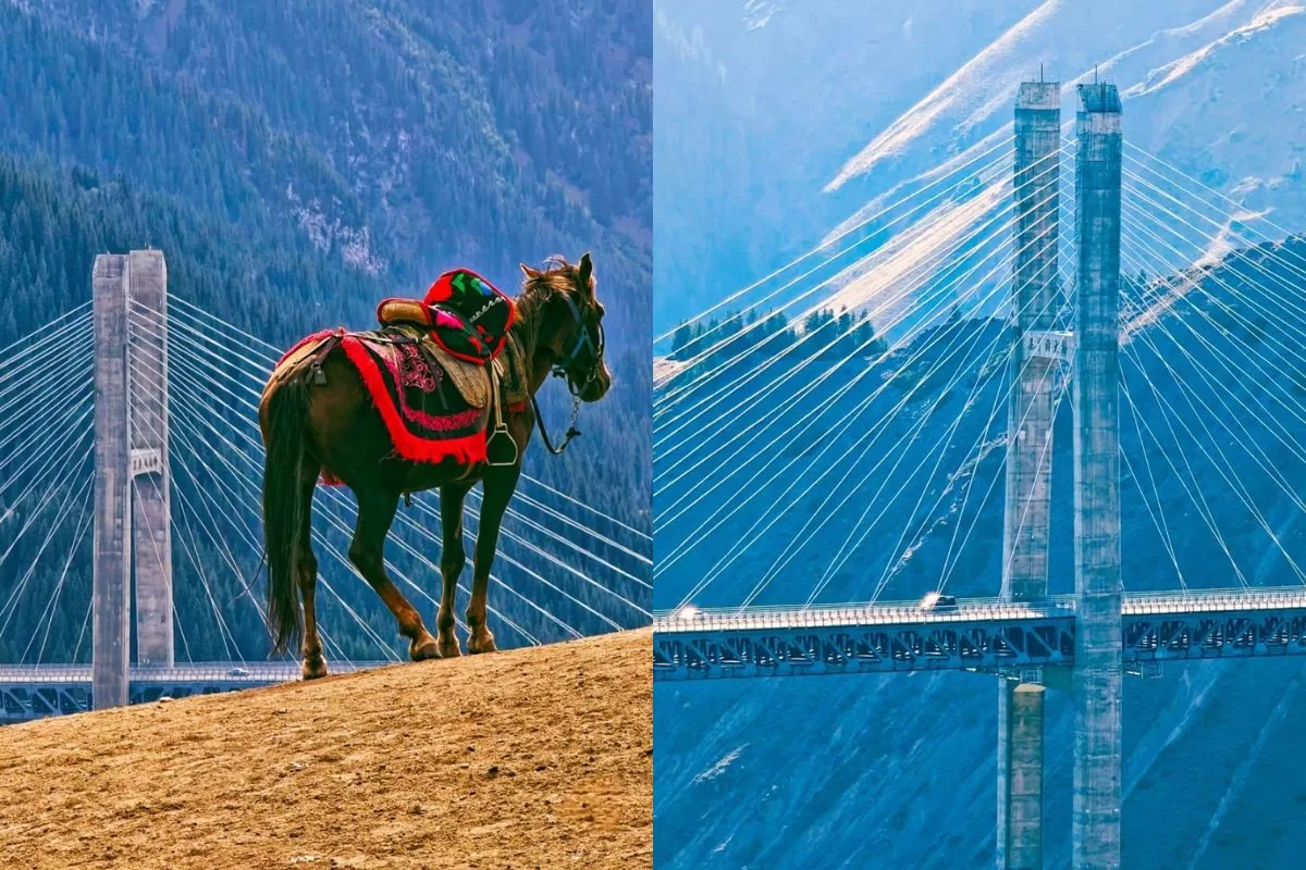 Cầu Guozigou Tân Cương - du lịch Tân Cương _thaiantravel