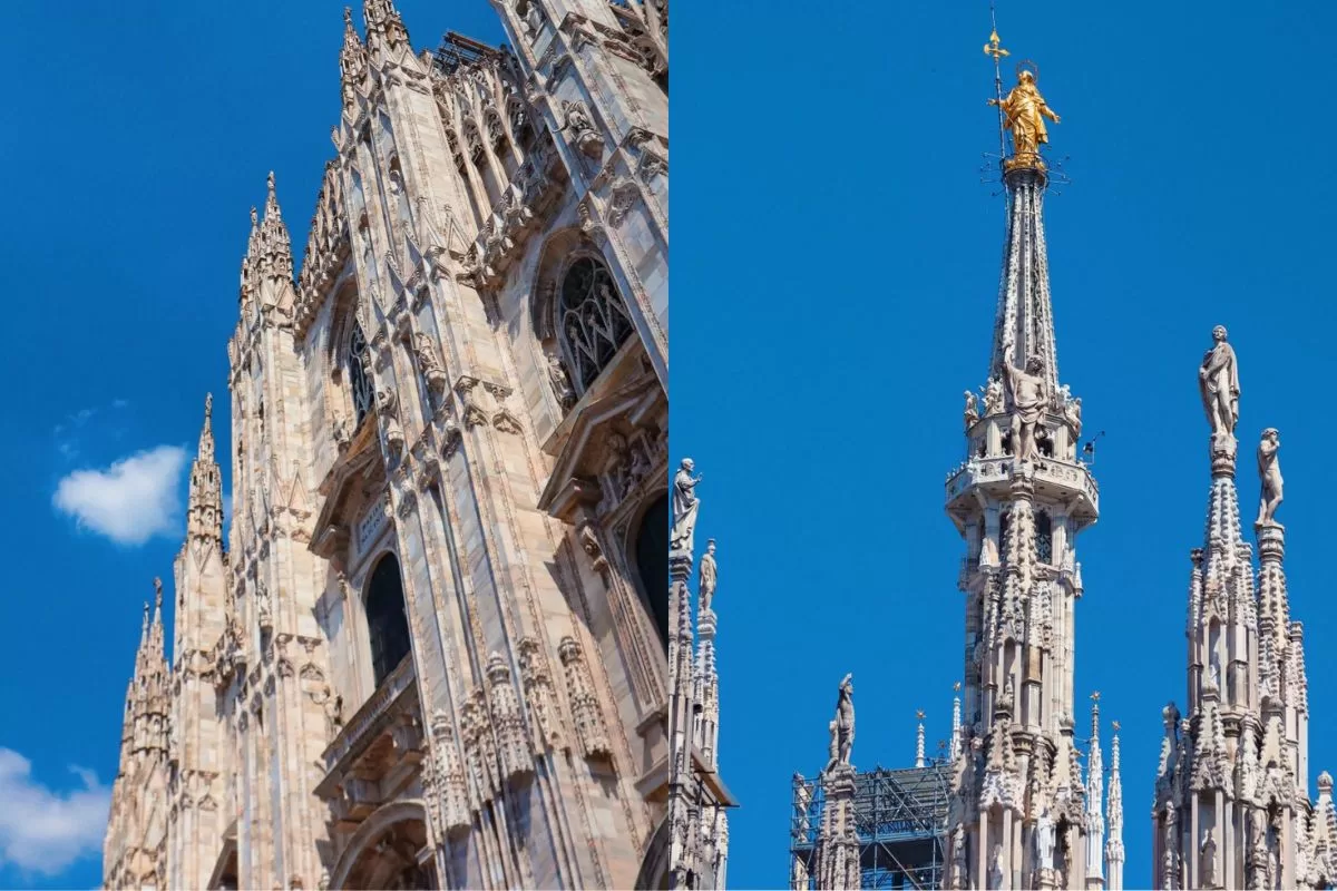 kiến trúc Duomo di Milano - Nhà thờ Gothic lớn nhất thế giới ở nước Ý