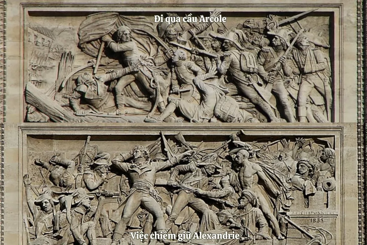 sáu bức phù điêu -khải hoàn môn ( Paris)