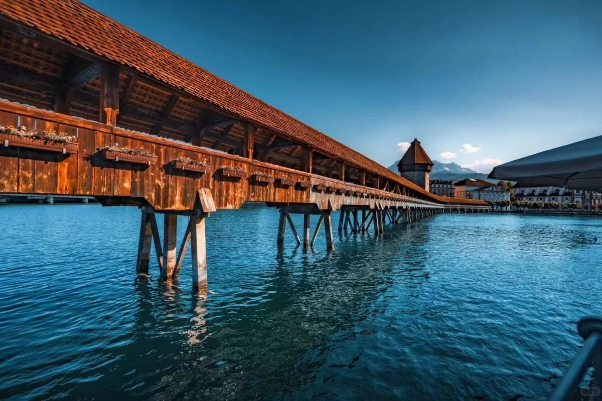 cầu Chapel - Lucerne - Thụy Sĩ _ du lịch châu Âu