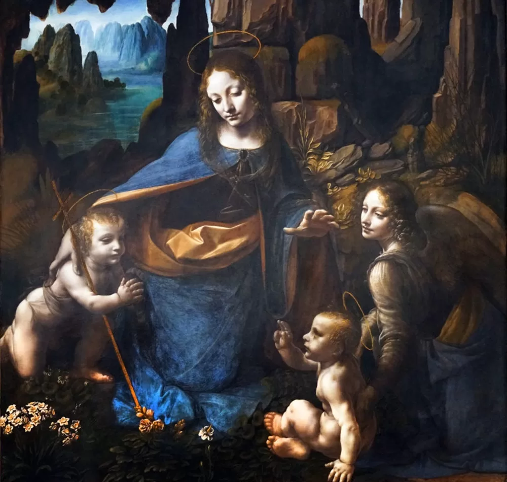 Madonna of the Rocks -Bảo tàng Louvre - Louvre Museum , Paris