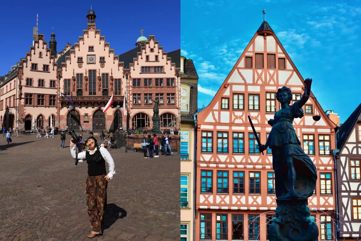 check in Tòa thị chính Frankfurt 