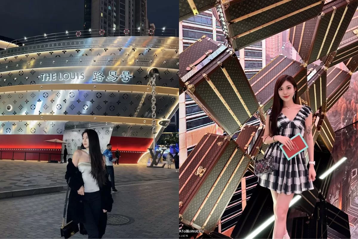 check in du thuyền LV Thượng Hải 