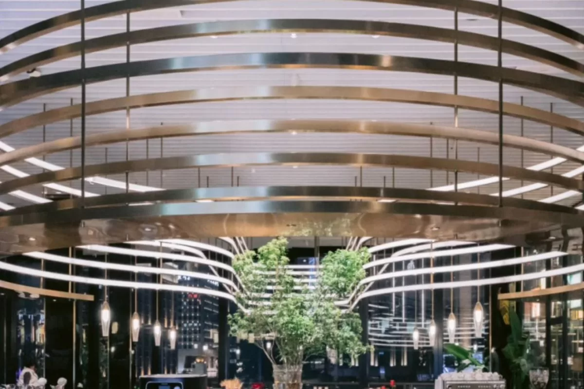 bên trong Tòa nhà nhảy múa - Trung tâm nghệ thuật Phật Sơn Thượng Hải 