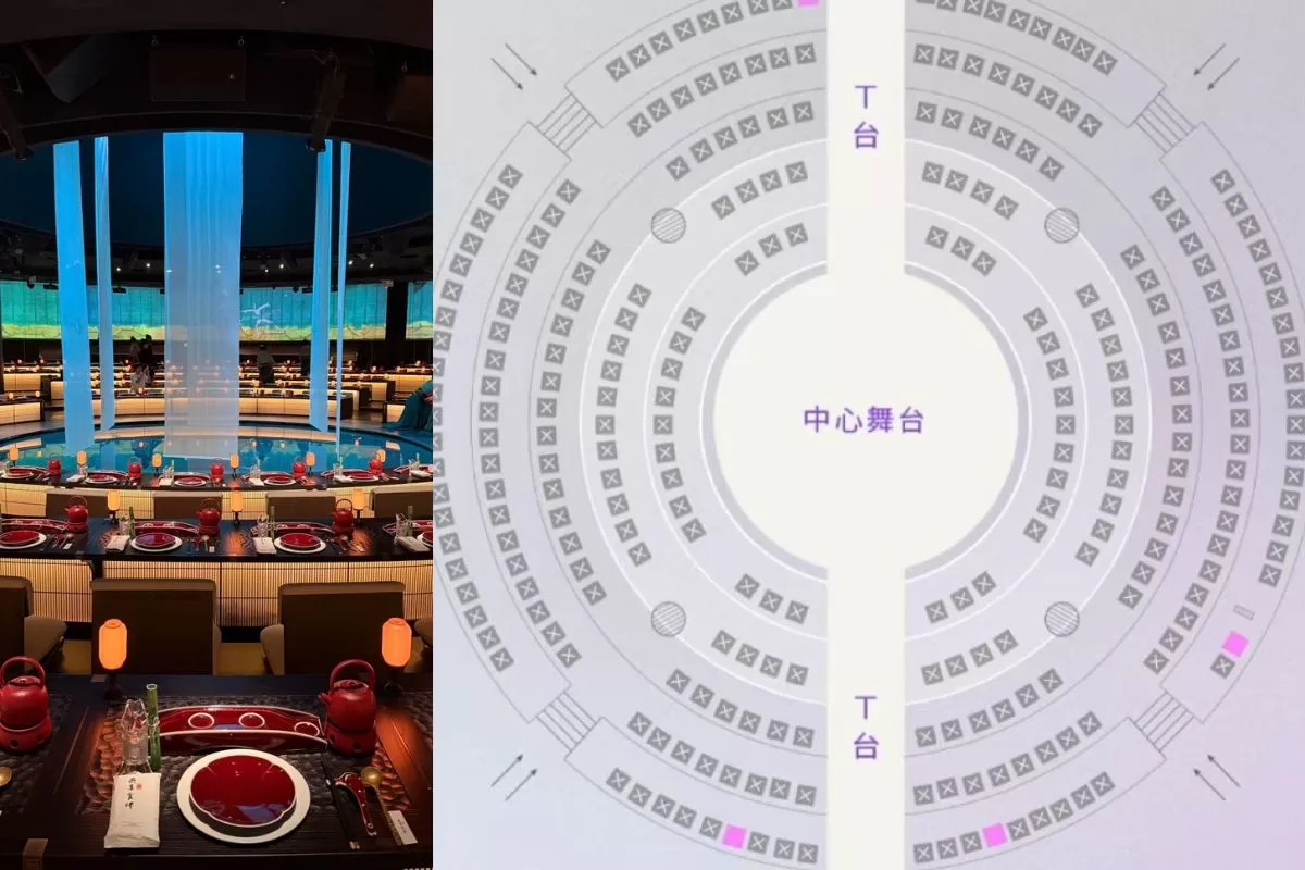 sơ đồ chỗ ngồi cung yến hàng châu