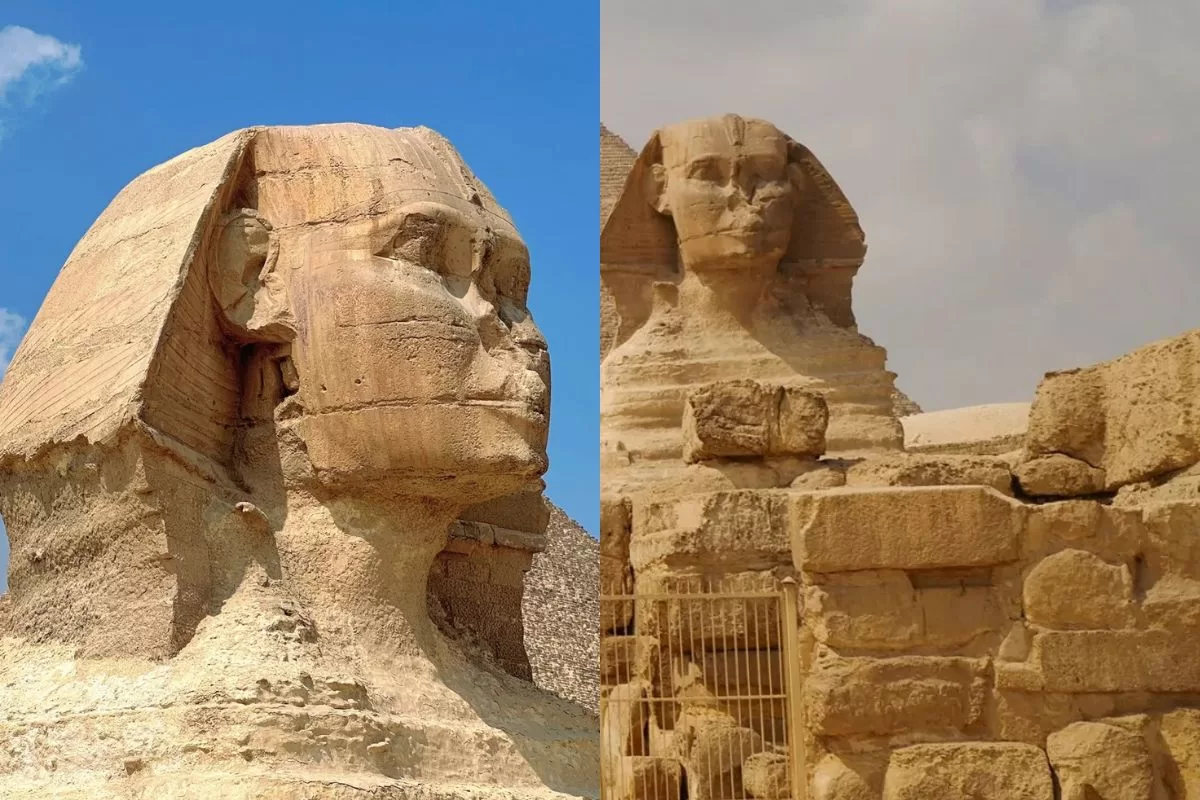 tượng nhân sư - quần thể kim tự tháp Giza