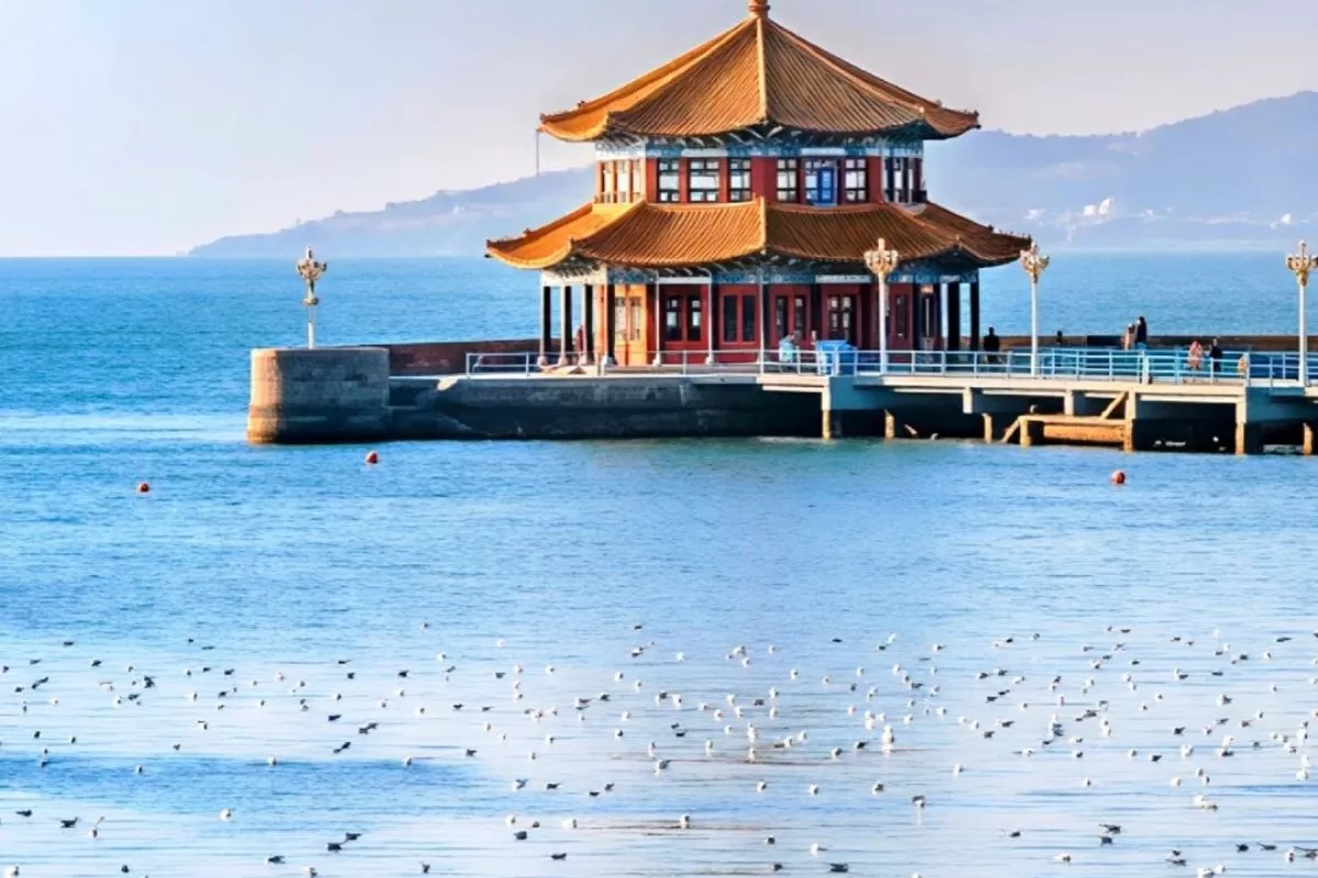 bến tàu Trạm Kiều - Thanh Đảo _ tour Tế Nam Sơn Đông (3)