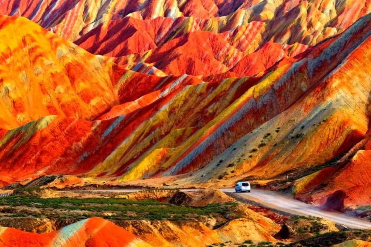 Đan Hà Trương Dịch - núi bảy màu ở Cam Túc