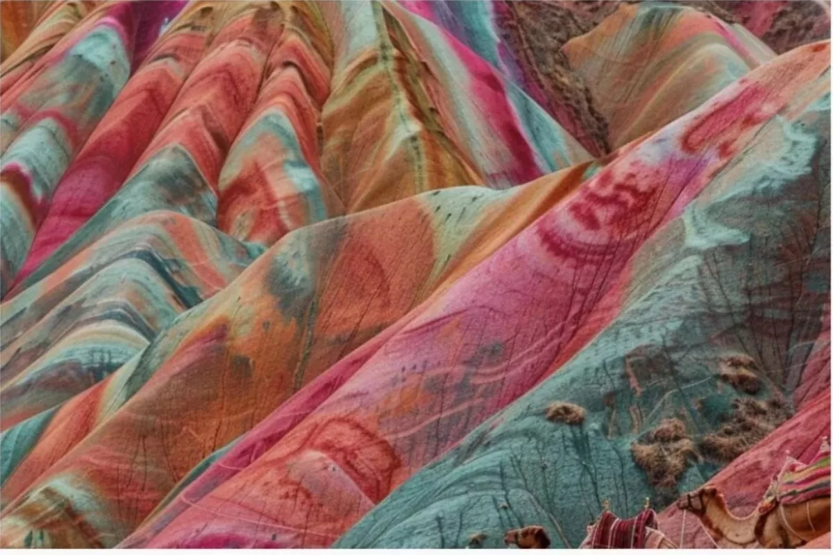 Aohetai bảy màu đặc sắc ở Trương Địch Đan Hà