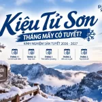 Kiệu Tử Sơn có tuyết tháng mấy