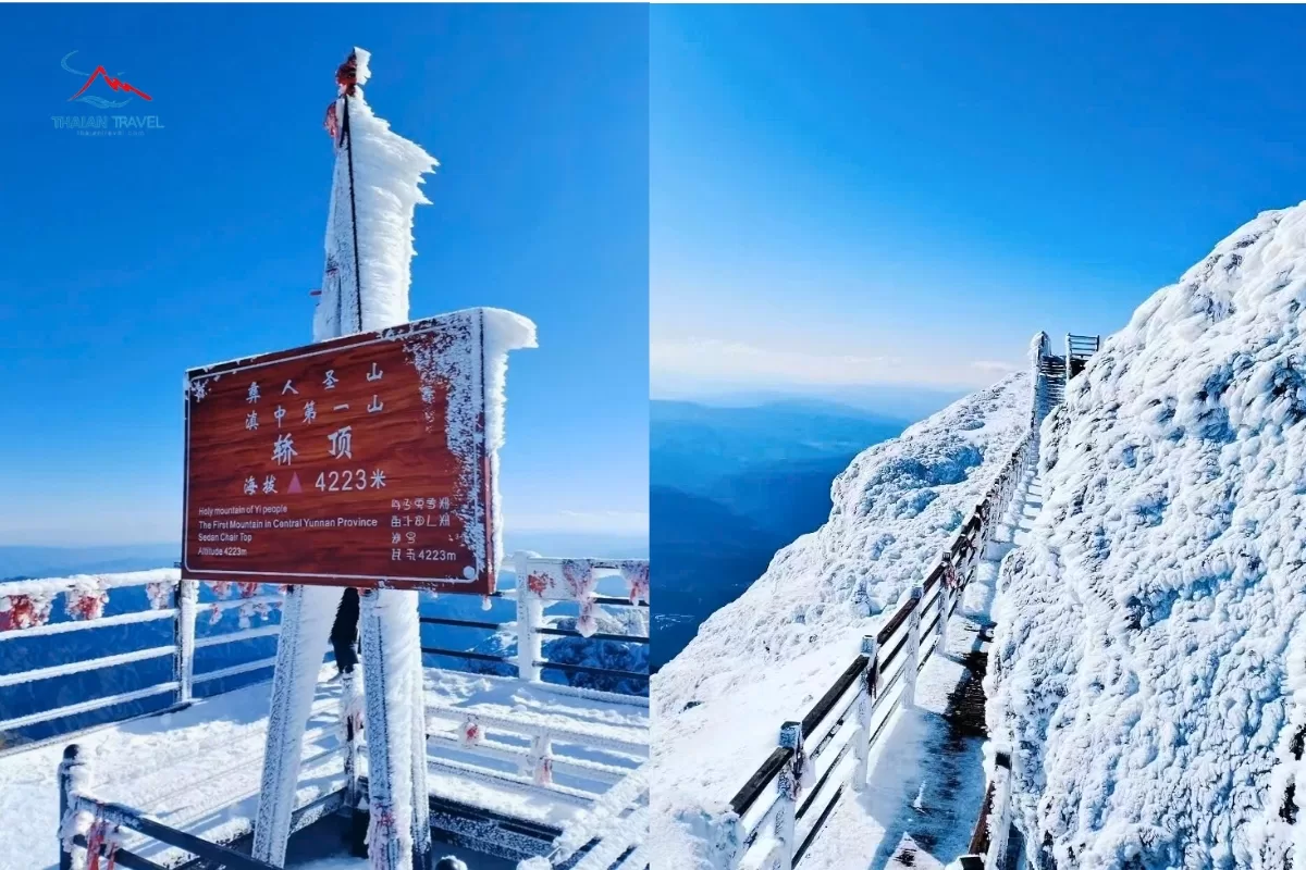Du lịch Trung Quốc mùa đông - tour ngắm tuyết - Kiệu Tử sơn