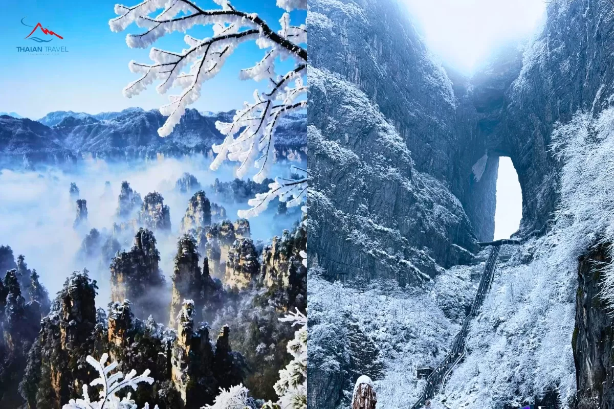 Du lịch Trung Quốc mùa đông - tour ngắm tuyết - Trương gia giới